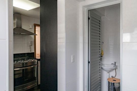 Área de Serviço de apartamento à venda com 3 quartos, 90m² em Santa Cruz, Belo Horizonte