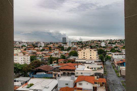 vista suíte  de apartamento à venda com 3 quartos, 90m² em Santa Cruz, Belo Horizonte