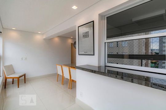 Sala de apartamento à venda com 3 quartos, 90m² em Santa Cruz, Belo Horizonte