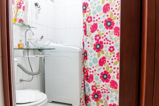 Banheiro de apartamento para alugar com 1 quarto, 46m² em Campos Elíseos, São Paulo