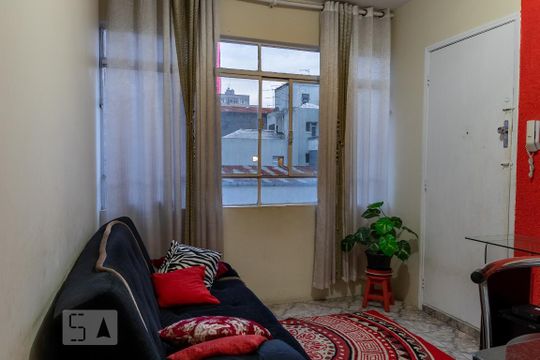 Sala de apartamento para alugar com 1 quarto, 46m² em Campos Elíseos, São Paulo