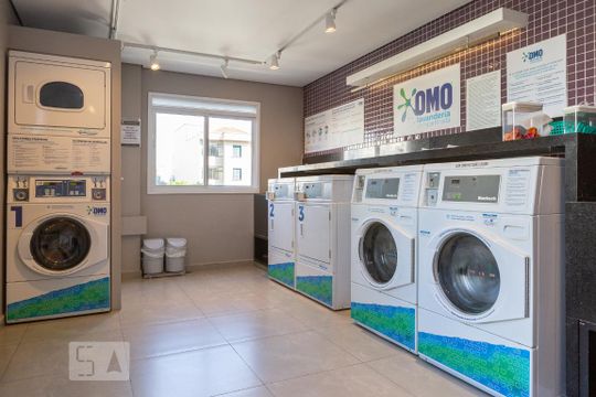 Área comum - Lavanderia de apartamento à venda com 1 quarto, 41m² em Barra Funda, São Paulo