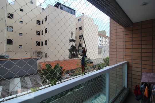 Varanda e vista suite de apartamento à venda com 2 quartos, 90m² em Santa Maria, São Caetano do Sul
