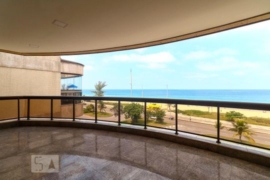 Varanda de apartamento à venda com 4 quartos, 355m² em Recreio dos Bandeirantes, Rio de Janeiro