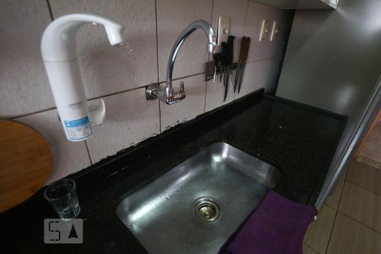 Cozinha - Torneira de apartamento à venda com 2 quartos, 70m² em Jardim Roberto, Osasco