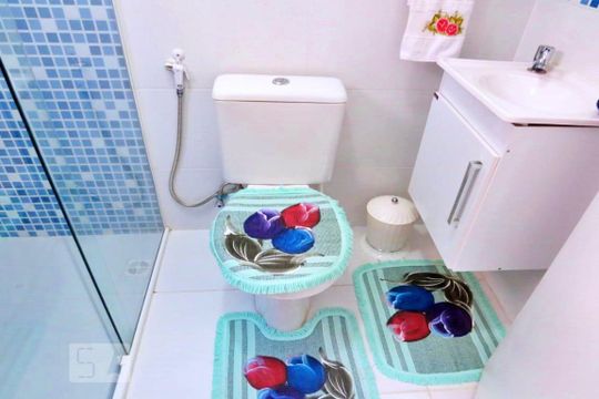 Banheiro da Suíte de casa à venda com 2 quartos, 60m² em Vila Maria Alta, São Paulo