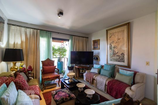 Sala de apartamento à venda com 3 quartos, 100m² em Vila Progredior, São Paulo