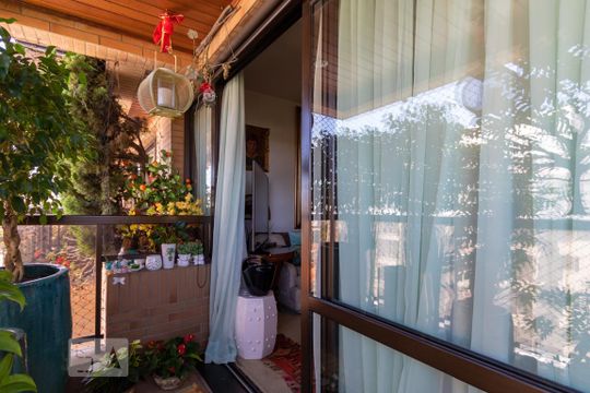 Varanda da Sala de apartamento à venda com 3 quartos, 100m² em Vila Progredior, São Paulo