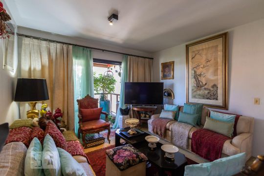 Sala de apartamento à venda com 3 quartos, 100m² em Vila Progredior, São Paulo