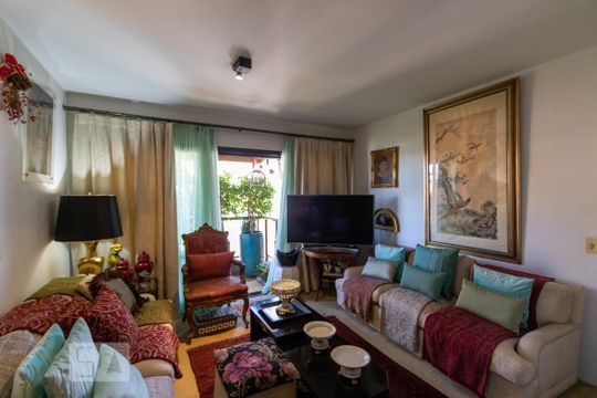 Sala de apartamento à venda com 3 quartos, 100m² em Vila Progredior, São Paulo
