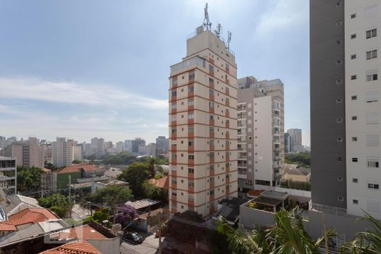 Vista de apartamento à venda com 1 quarto, 55m² em Bela Vista, São Paulo