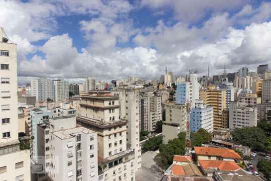 Vista de kitnet/studio para alugar com 1 quarto, 24m² em Consolação, São Paulo