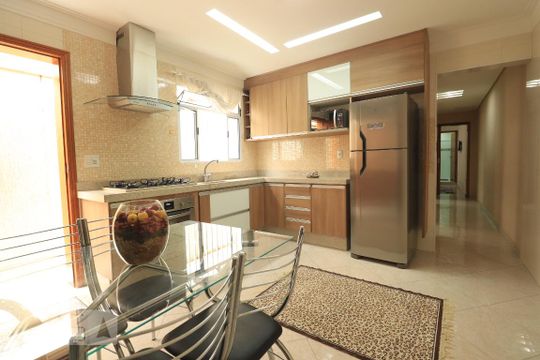 Cozinha de casa à venda com 2 quartos, 136m² em Parque Erasmo Assunção, Santo André