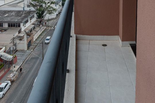 Varanda de kitnet/studio para alugar com 1 quarto, 48m² em Chácara Santo Antônio (zona Sul), São Paulo