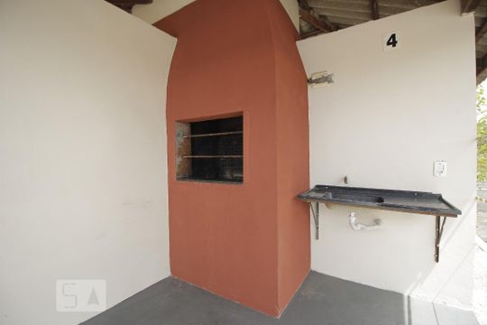 Área comum - Churrasqueira de apartamento para alugar com 2 quartos, 42m² em Estância Velha, Canoas