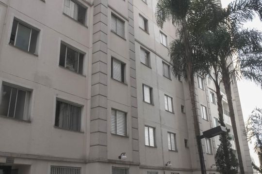 Fachada do bloco de apartamento à venda com 2 quartos, 43m² em Jardim Santa Terezinha (zona Leste), São Paulo