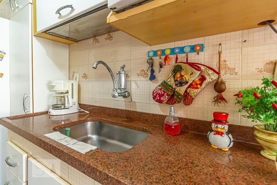 Cozinha - Torneira de apartamento à venda com 2 quartos, 59m² em Freguesia (jacarepaguá), Rio de Janeiro