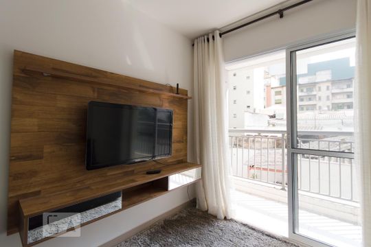 Sala de apartamento para alugar com 1 quarto, 40m² em Consolação, São Paulo