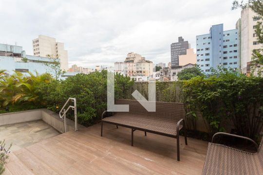 Área comum de kitnet/studio para alugar com 1 quarto, 39m² em Bela Vista, São Paulo