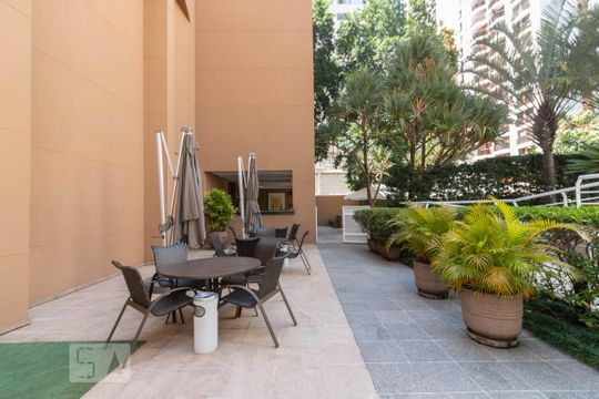 Área comum - Piscina de kitnet/studio para alugar com 1 quarto, 23m² em Jardim Paulista, São Paulo