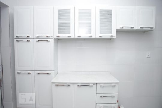 Cozinha - Armários de casa de condomínio à venda com 2 quartos, 58m² em Tijuca, Rio de Janeiro