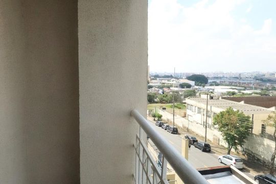 Varanda do Quarto de apartamento à venda com 2 quartos, 66m² em Campestre, Santo André