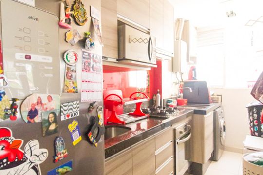 Cozinha de apartamento para alugar com 2 quartos, 48m² em Freguesia do Ó, São Paulo