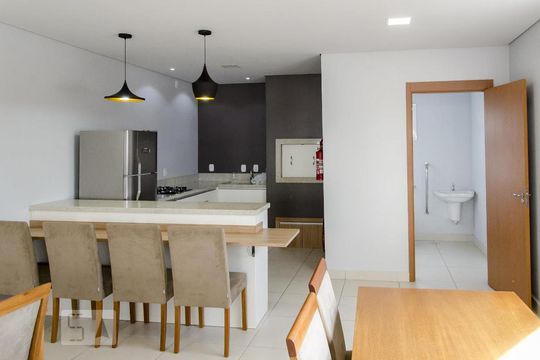 Área comum - Salão de festas de apartamento à venda com 2 quartos, 47m² em Olaria, Canoas
