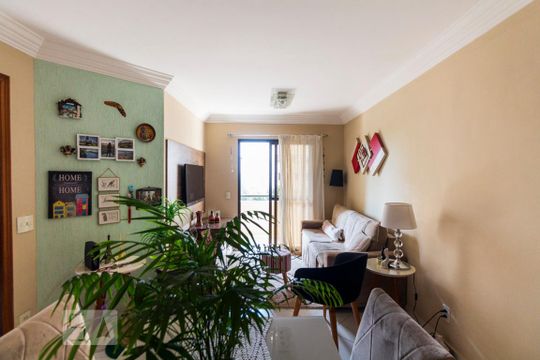 Sala de apartamento à venda com 2 quartos, 60m² em Vila Paulista, São Paulo