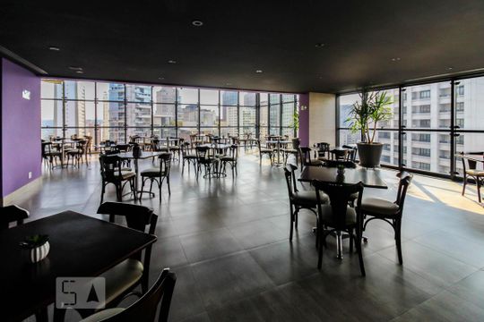 Área comum de apartamento à venda com 2 quartos, 65m² em Jardim Europa, São Paulo