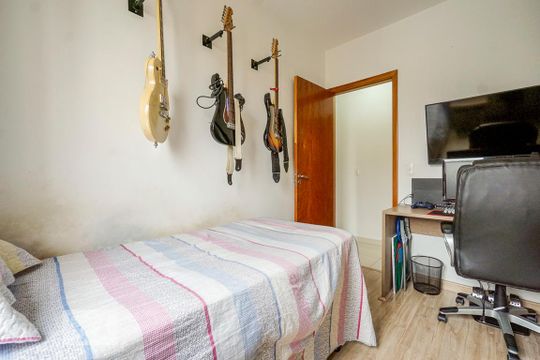 Quarto 01 de apartamento à venda com 3 quartos, 89m² em Vila Regente Feijó, São Paulo