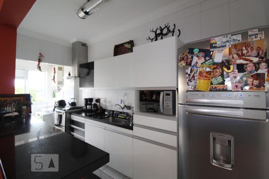 Cozinha armários de apartamento para alugar com 2 quartos, 89m² em Santa Maria, São Caetano do Sul