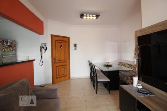 Sala de apartamento para alugar com 2 quartos, 89m² em Santa Maria, São Caetano do Sul