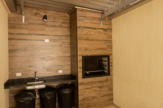 Área comum - Churrasqueira de apartamento para alugar com 3 quartos, 67m² em Centro, Diadema