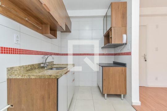 Cozinha de apartamento à venda com 2 quartos, 54m² em Campos Elíseos, São Paulo