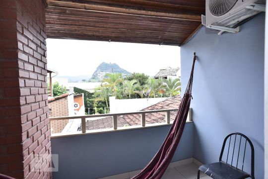 Varanda da Suíte de casa de condomínio à venda com 4 quartos, 230m² em Freguesia de Jacarepaguá, Rio de Janeiro