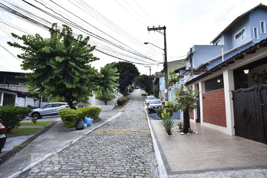 Fachada de casa de condomínio à venda com 4 quartos, 230m² em Freguesia de Jacarepaguá, Rio de Janeiro