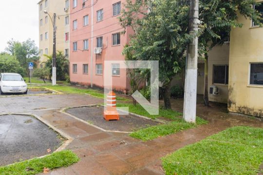 Fachada do bloco de apartamento para alugar com 2 quartos, 50m² em Mato Grande, Canoas