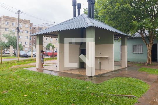 Área comum - Churrasqueira de apartamento para alugar com 2 quartos, 50m² em Mato Grande, Canoas