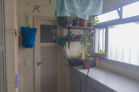 Área de Serviço de apartamento à venda com 3 quartos, 120m² em Campo Belo, São Paulo