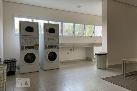 Área comum - Lavanderia de apartamento para alugar com 1 quarto, 60m² em Vila Andrade, São Paulo