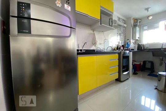 Cozinha de apartamento para alugar com 1 quarto, 60m² em Vila Andrade, São Paulo