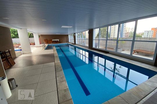 Área comum - Piscina de apartamento para alugar com 1 quarto, 60m² em Vila Andrade, São Paulo