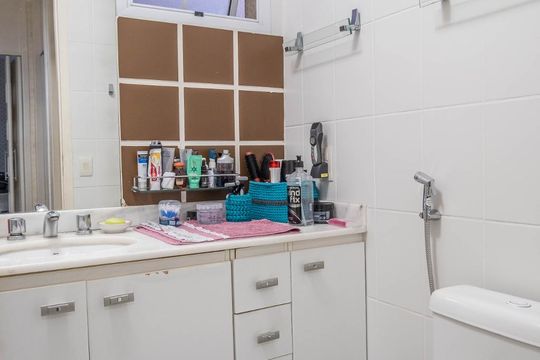 Banheiro Social de apartamento à venda com 3 quartos, 92m² em Vila Amália (zona Norte), São Paulo
