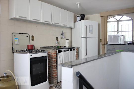 Cozinha terceiro Piso de casa de condomínio para alugar com 4 quartos, 300m² em Barra da Tijuca, Rio de Janeiro