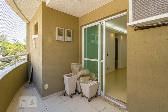 Varanda da Sala de apartamento para alugar com 2 quartos, 72m² em Freguesia (jacarepaguá), Rio de Janeiro