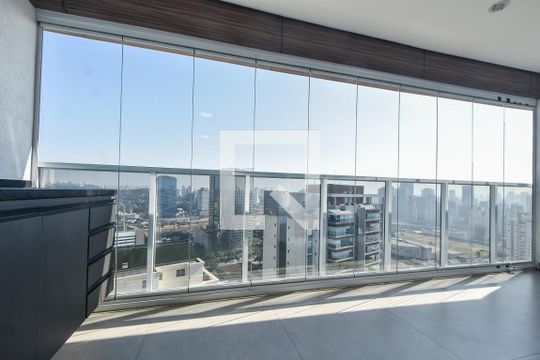 Varanda de apartamento à venda com 1 quarto, 50m² em Vila Gertrudes, São Paulo