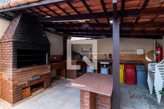 Área comum - Churrasqueira de apartamento para alugar com 3 quartos, 77m² em Vila Gumercindo, São Paulo