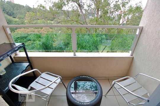 Varanda da Sala de apartamento à venda com 2 quartos, 63m² em Paraíso do Morumbi, São Paulo