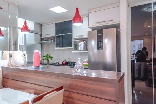 Cozinha de apartamento à venda com 3 quartos, 64m² em Vila Moreira, São Paulo